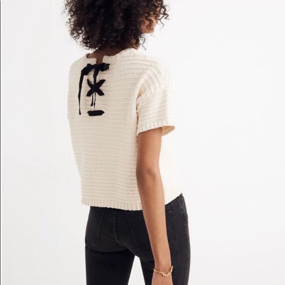 Madewell Boxy Short Sleeve Sweater - Picture 2 of 3